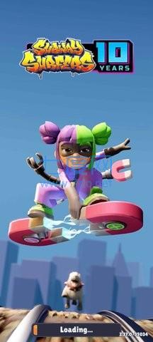 地铁跑酷雪地版全人物全滑板