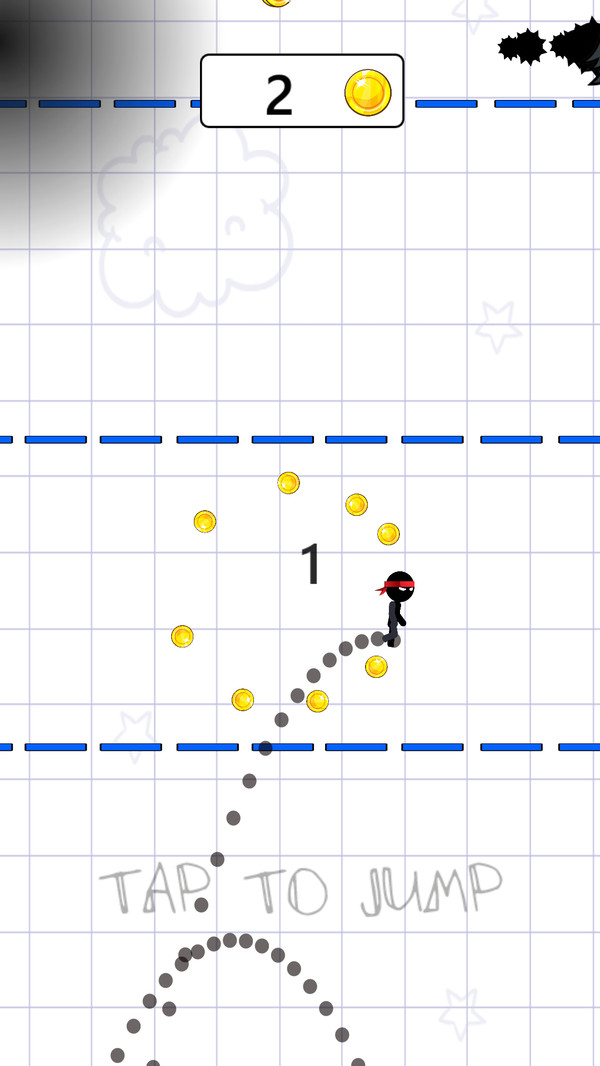 火柴人涂鸦跳跃 v1.0.1