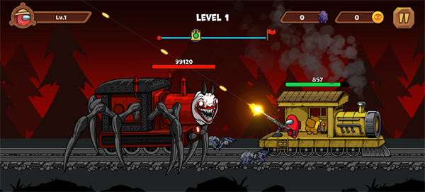 查尔斯小火车生存射击免广告