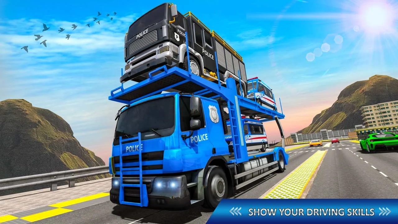 警察消防车运输 v1.0