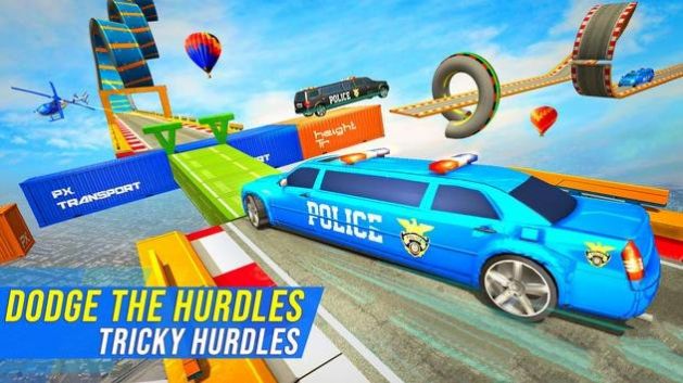 美国警察豪华轿车坡道特技手机游戏安卓版  v5.1.2