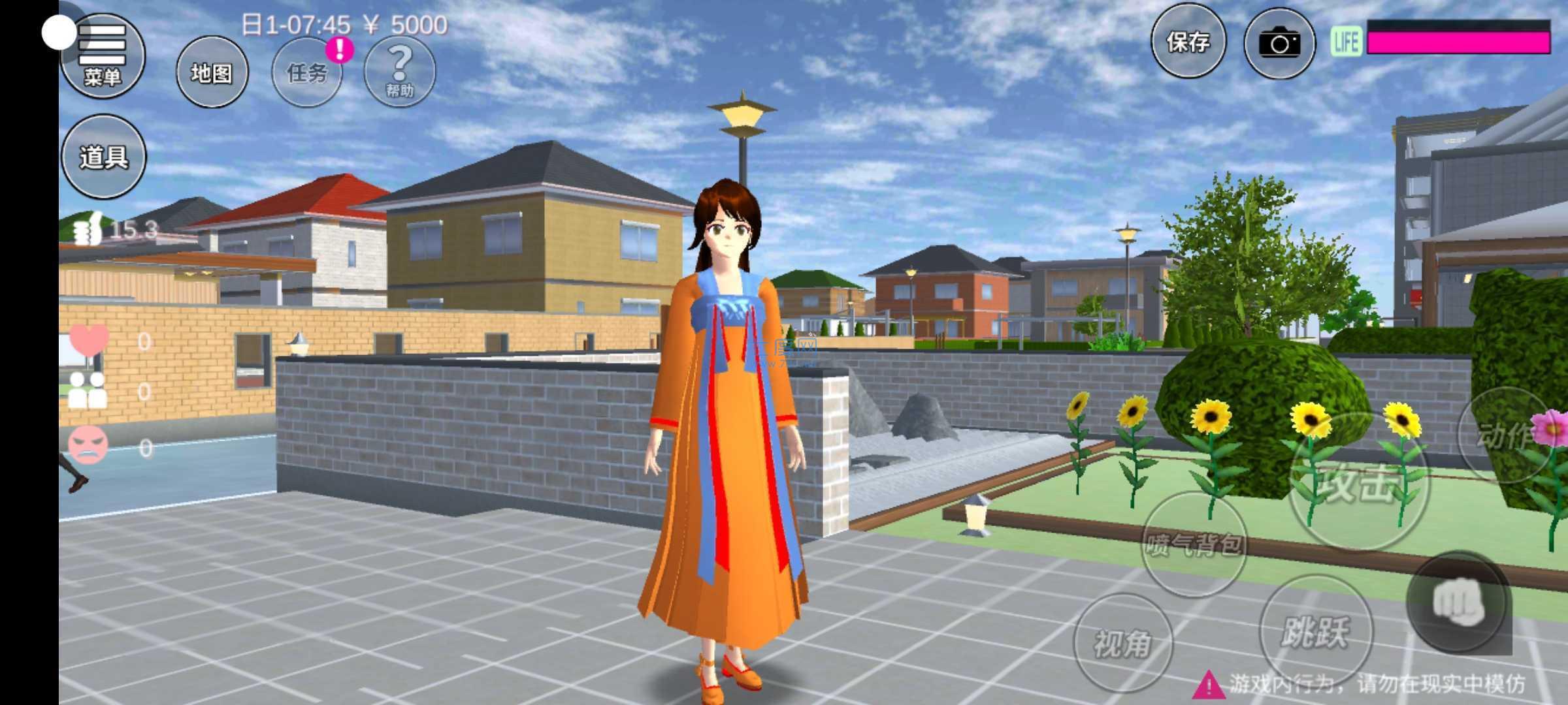 樱花校园模拟器汉服古装 v1.039.74
