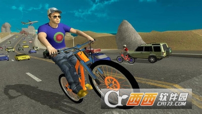 疯狂自行车骑手截图1