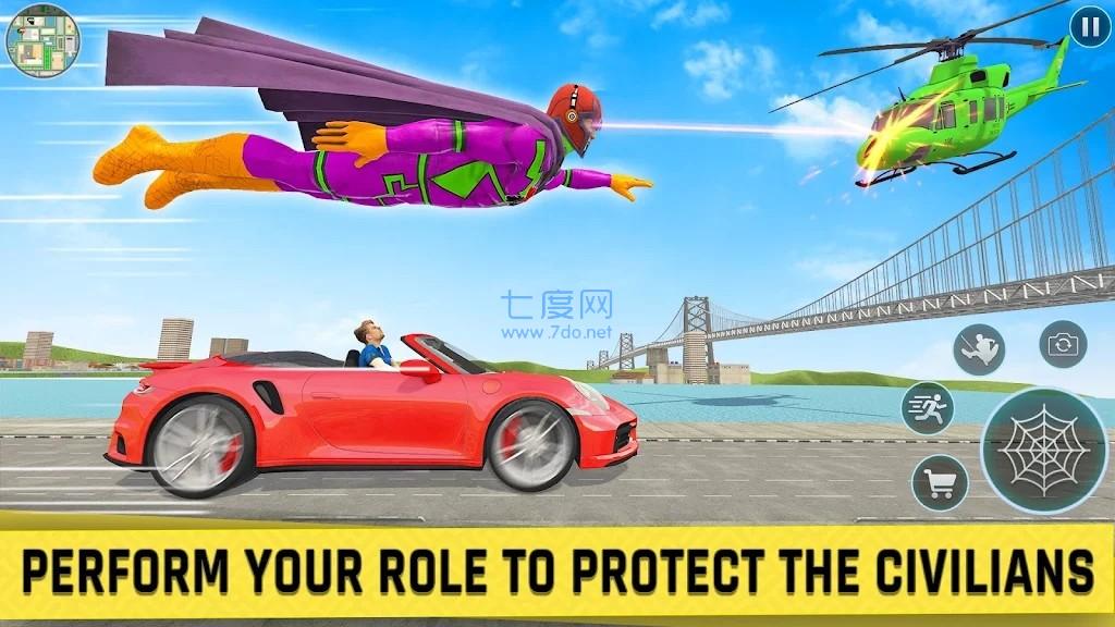 章鱼绳英雄游戏