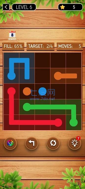 画点连接拼图游戏