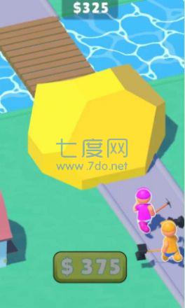 闲置的石头矿工