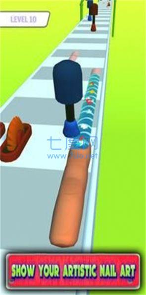 指甲堆叠跑酷沙龙 v1.0