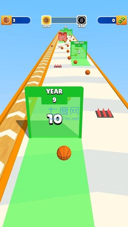 篮球运动员跑Basketball Runner