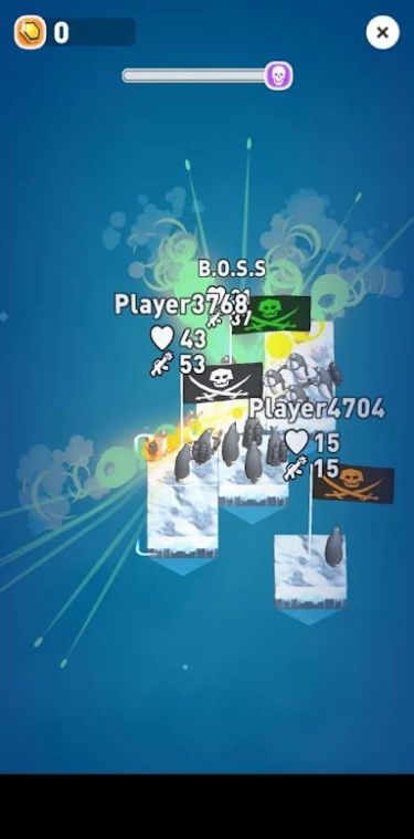 企鹅王室战争游戏官方版(Clash of Penguins Raft War)图片1