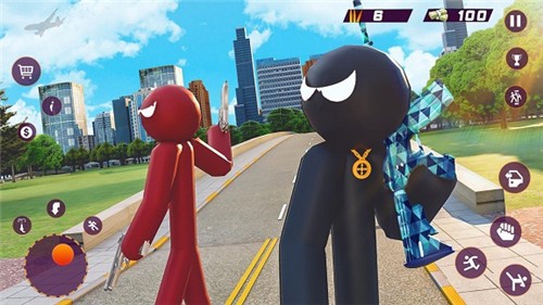 火柴人都市猎车  v1.0