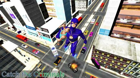 飞行城市绳索英雄Super Speed Rescue Survival: Flying Hero Games