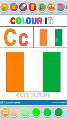 世界旗帜涂色书Coloring Flags