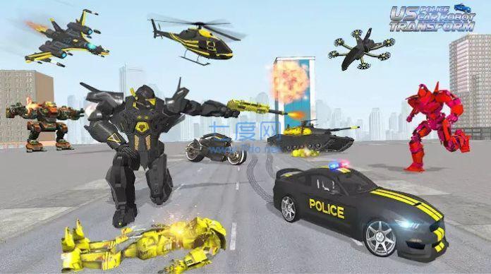 美国警用机器人汽车大战 v1.4