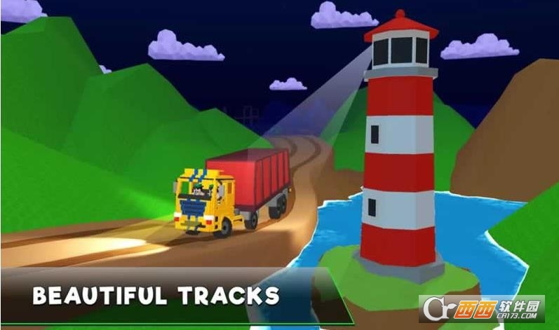 Uphill Blocky Truck Simulator 2018(像素卡车模拟器2018) v1.0安卓版