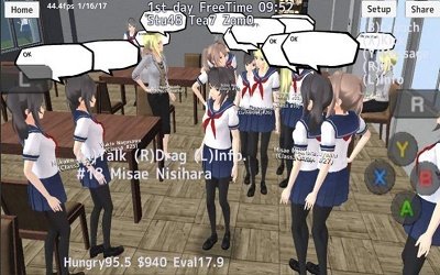 寿司少女樱花校园截图2