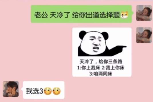 天冷了给你三个选择表情包 1.0