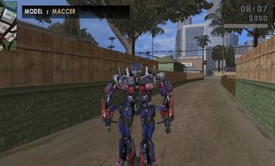 GTASA变形金刚4擎天柱mod中文最新版(变形金刚模组+内置菜单)图片1