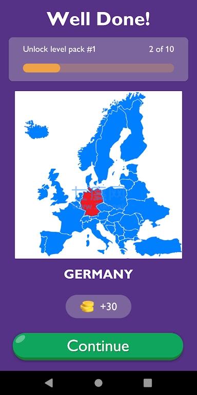 欧洲地图猜谜挑战GuessEuropeanCountry OnMap