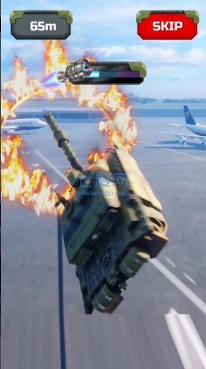 坡道坦克跳跃游戏