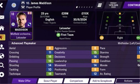 fm2021足球经理手机完美汉化版