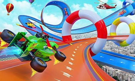 飞行方程式赛车比赛Flying Helicopter Car Racing v3.0.5