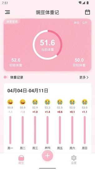 豌豆体重记截图2