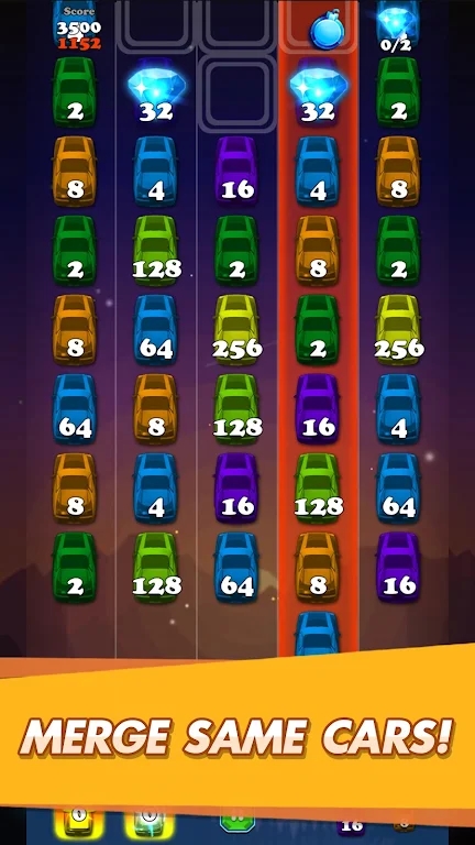 Tap Car 2048