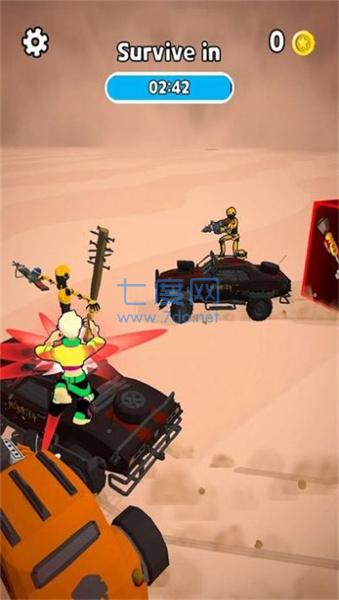 机器人竞速射击游戏