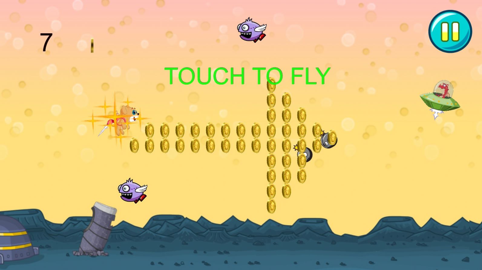 喷气背包狗  v1.0