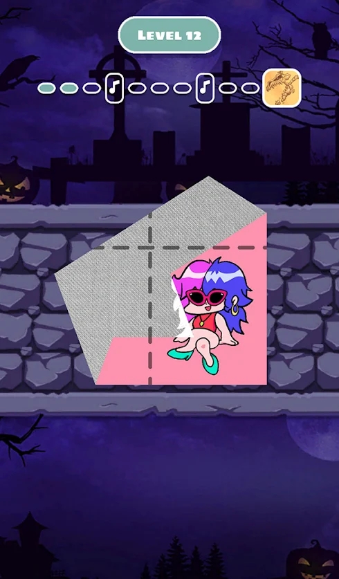 FNF折纸折纸大师游戏中文版（FNF Paper Fold: Origami Master）图片1