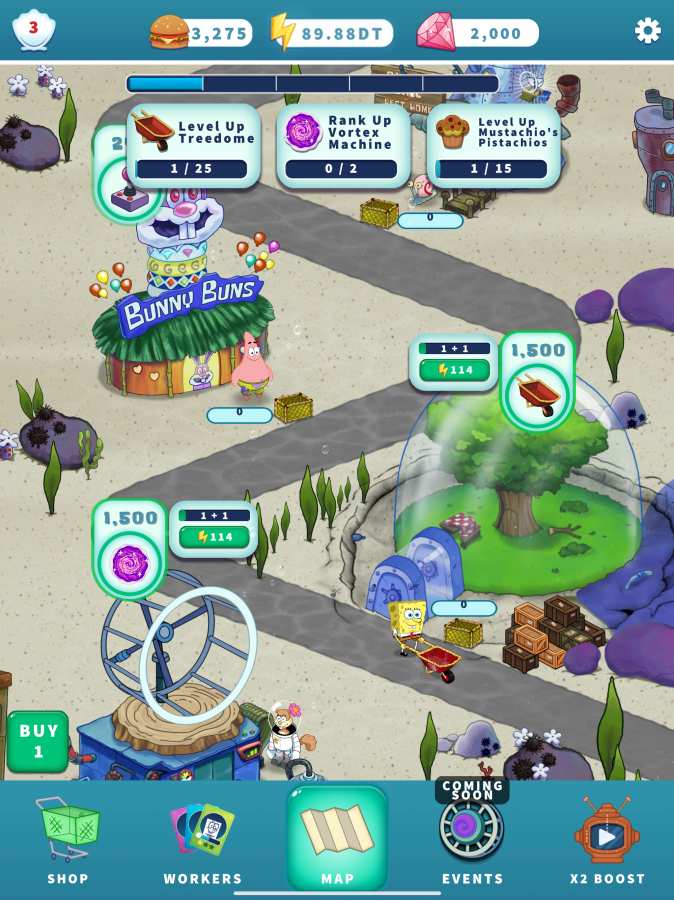 海绵宝宝的放置冒险游戏安卓版中文版  v5.2.1