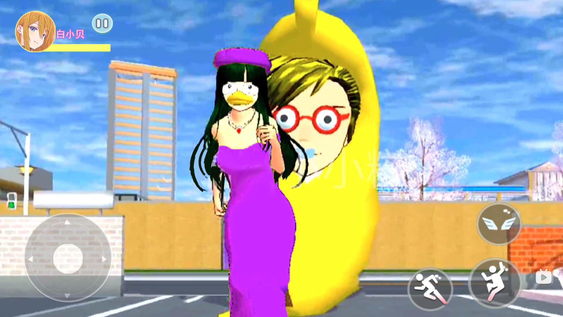 樱校跑酷逃离外星人安卓手机版图片1