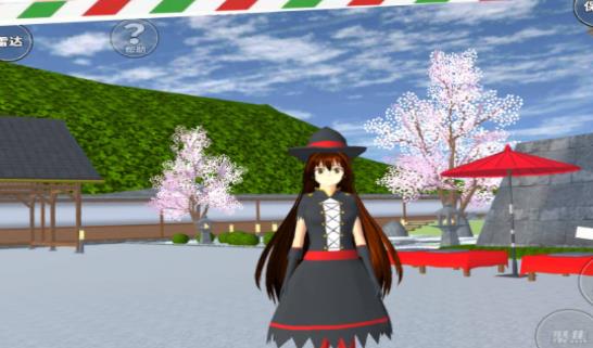 樱花校园模拟器敞篷车和动作