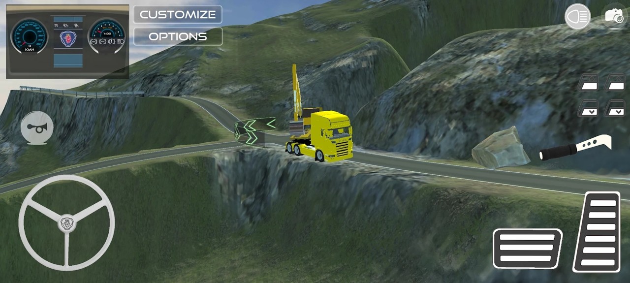 危险的道路卡车司机游戏中文版(Dangerous Roads Trucker)  v4.3.1