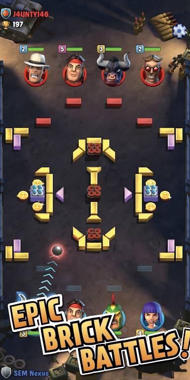 砖头战神冲锋游戏安卓版（Brick Hero Clash）  v3.1.1