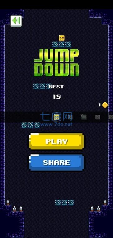 不断向下跳跃Jump Down