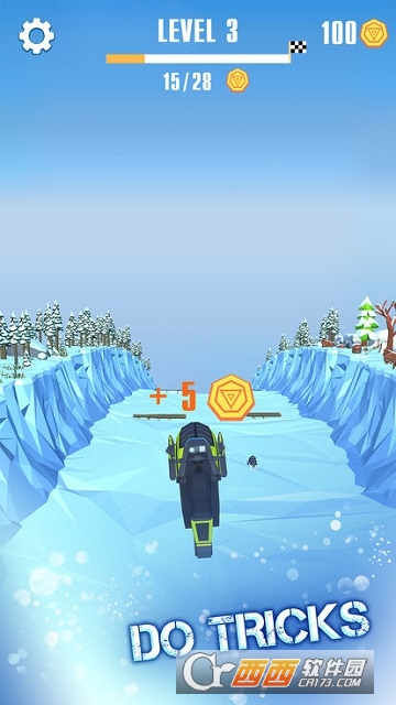 雪地摩托比赛(Flippy Snowmobile Race) v1.0 安卓版