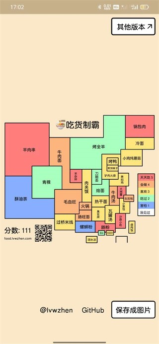 吃货制霸生成器 v1.0