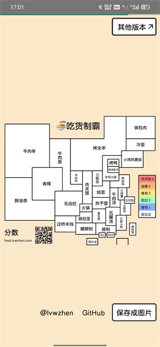 吃货制霸生成器 v1.0