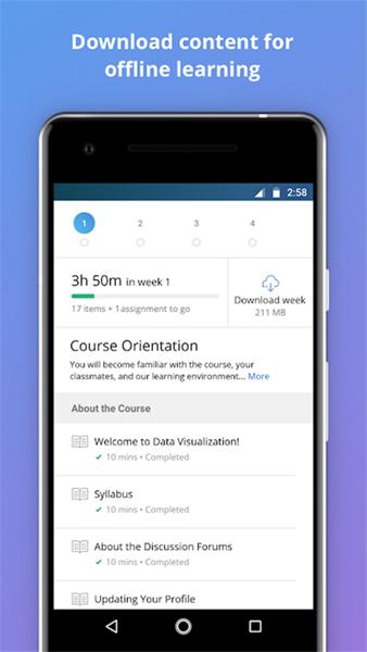 coursera在线课程平台 安卓版v5.8.1
