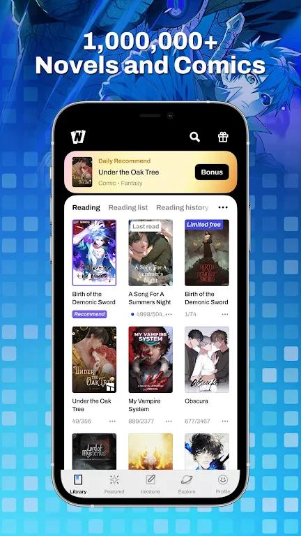 WebNovel小说(中国版) v7.7.1 安卓版 v7.7.1 安卓版