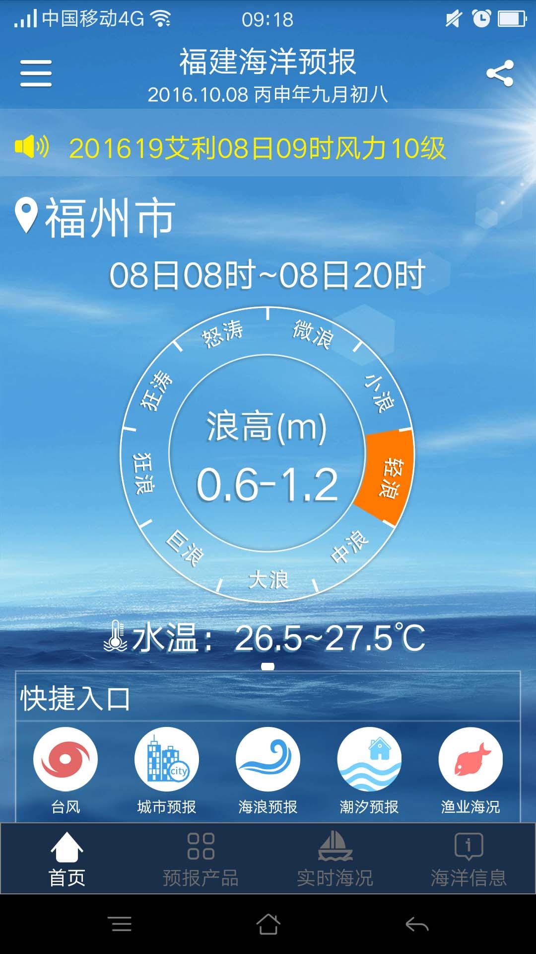 福建海洋预报 v6.0.4