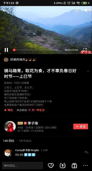 VUE Vlog播放界面