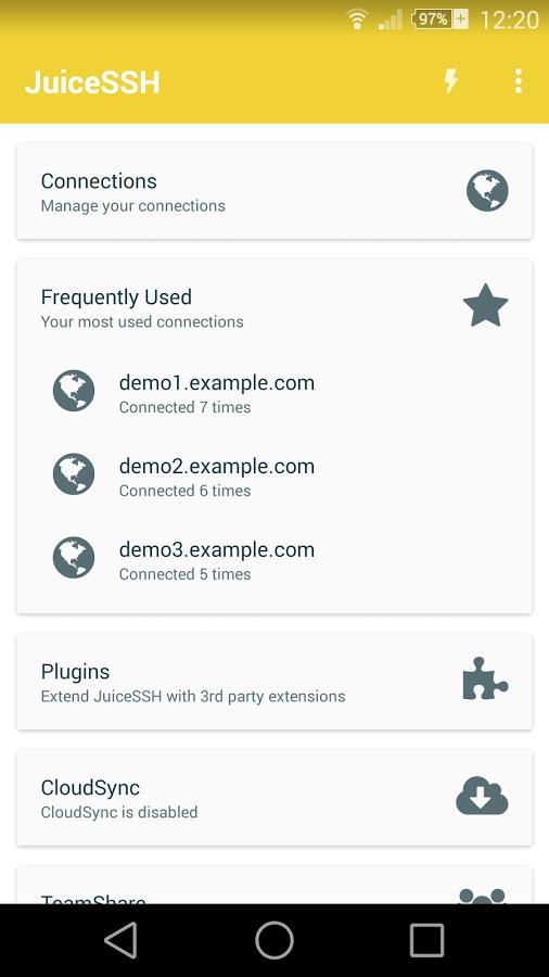 SSH手机客户端JuiceSSH v4.5.4