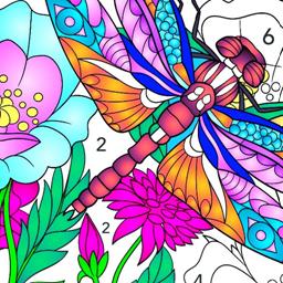 儿童涂色梦想花园