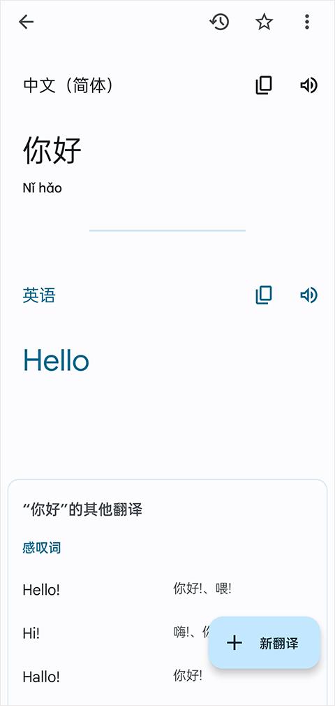 谷歌翻译英文版