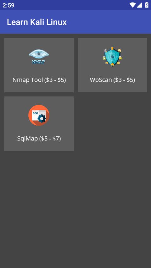 Learn Kali Linux app v5.1.3