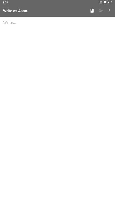 Write.as Anon.软件手机版v1.7.0 最新版 v3.1.4