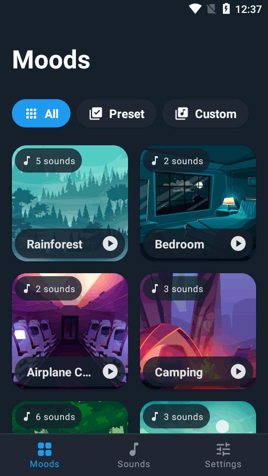 Chillax白噪音app免费版v2024.08.01 纯净版 v3.0.1