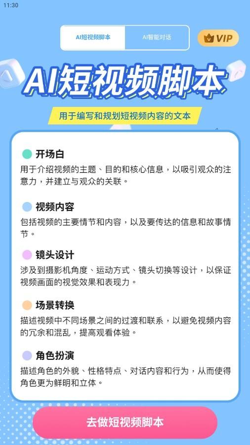 AI短视频脚本